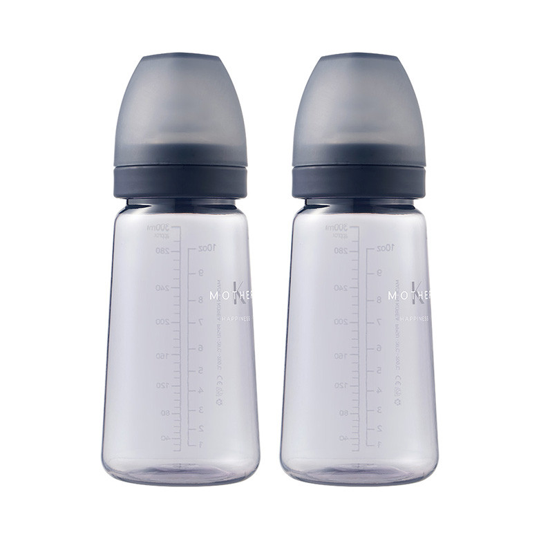PPSU Baby Bottle 9.4oz Twin Pack_Navy(Non-Nipple)