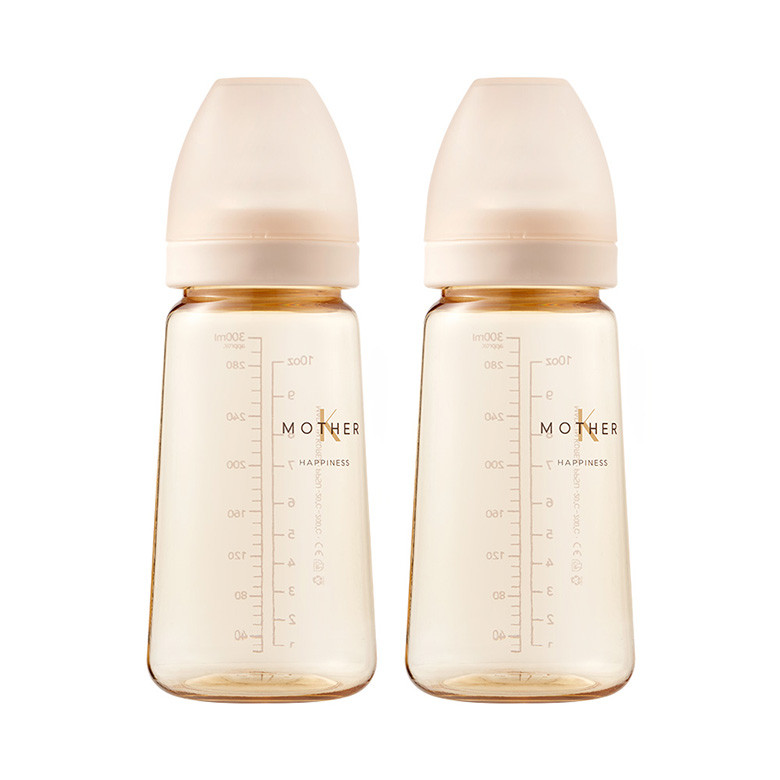 PPSU Baby Bottle 9.4oz Twin Pack_Cream(Non-Nipple)