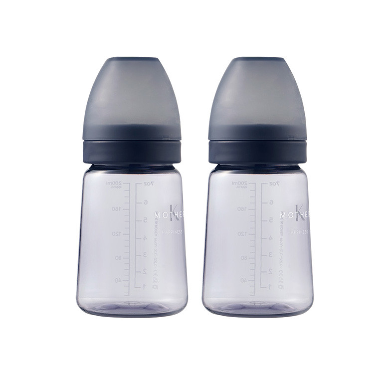 PPSU Baby Bottle 6oz Twin Pack_Navy(Non-Nipple)