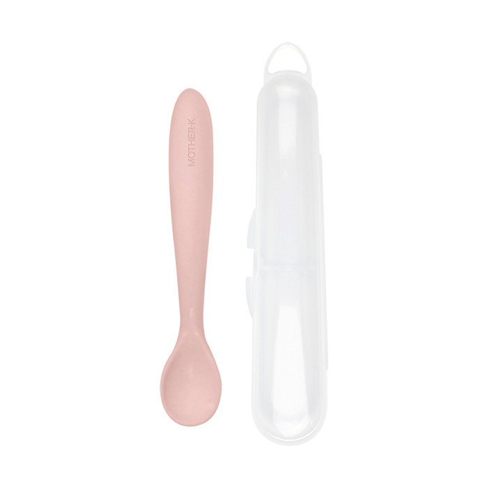 Silicone Baby Spoon_Babypink