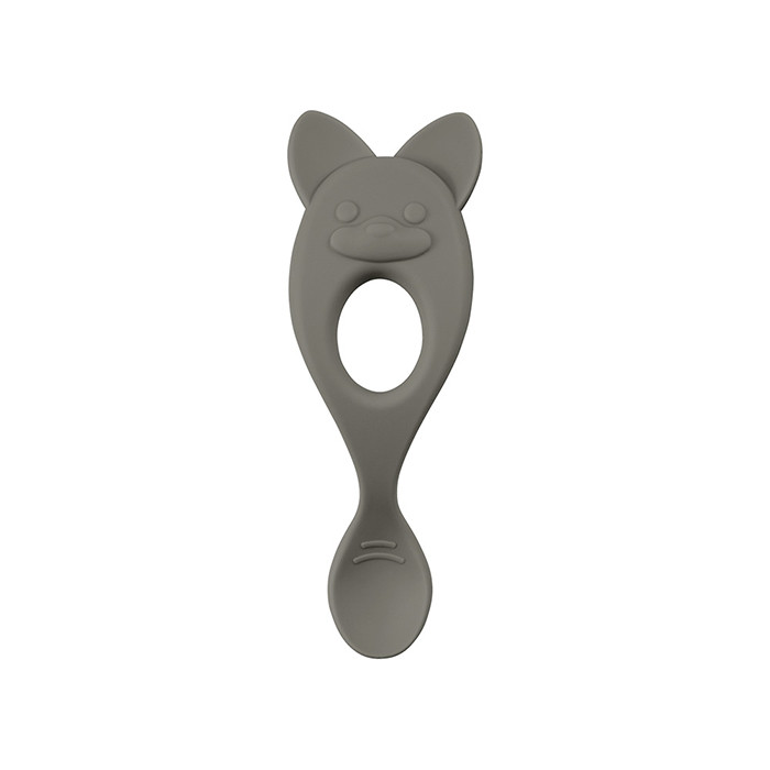 Silicone Baby Training Spoons_Fox/Gray