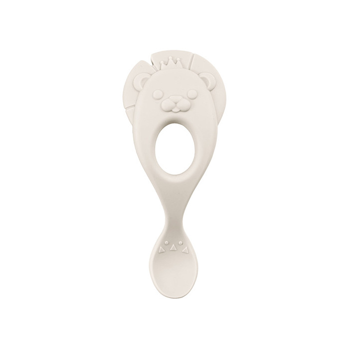 Silicone Baby Training Spoons_Lion/Ivory